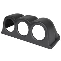 Soporte triple para instrumentos de salpicadero negro Ø 5 cm