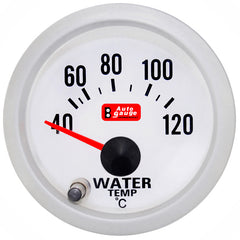 Medidor de temperatura del agua Auto Gauge de 2 pulgadas con 7 colores