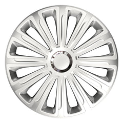 Tapacubos Versaco Trend RC de 14 pulgadas en color plata