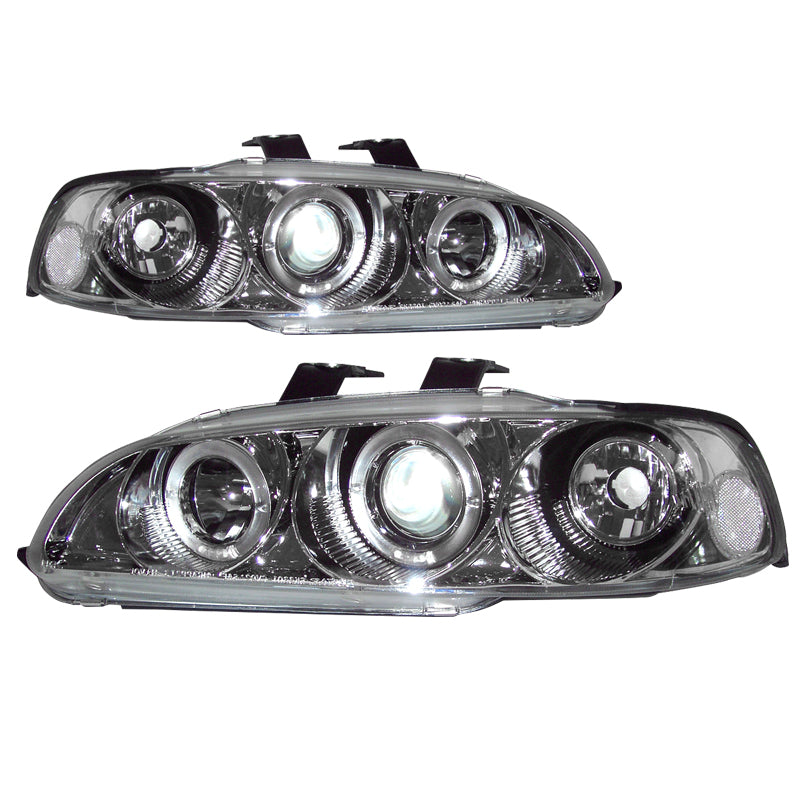 Faros delanteros blancos para Honda Civic 1992