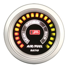 Medidor digital de relación aire/combustible negro de 5,8 cm