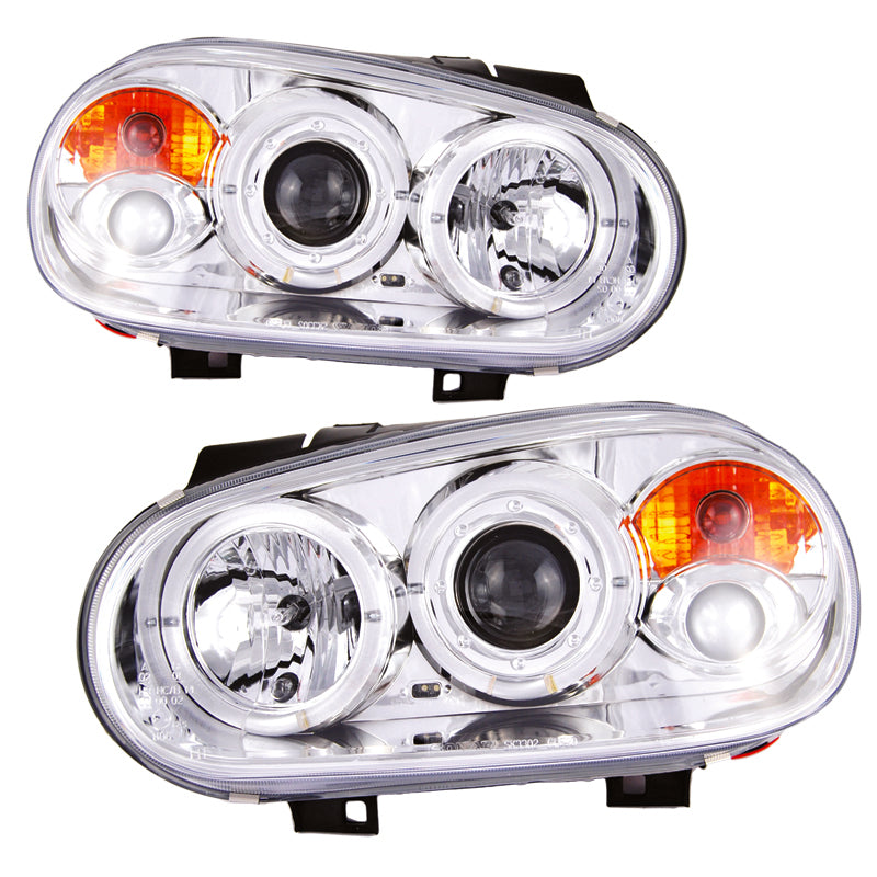Faros delanteros blancos para VW Golf 4 desde 1998