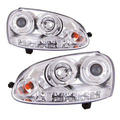 Faros delanteros blancos para VW Golf 5 desde 2003-