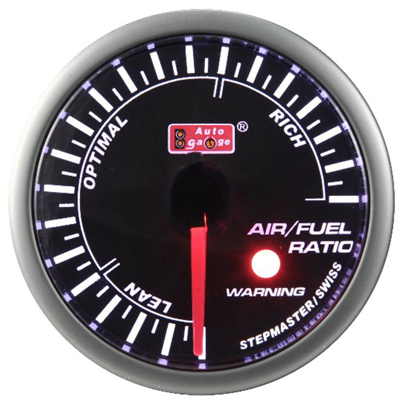 Medidor de aire/combustible negro de 2 pulgadas Auto Gauge