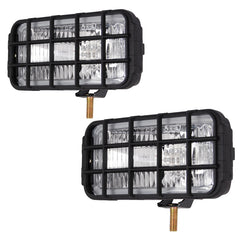 Faros antiniebla rectangulares H3 12V 55W con protección, 2 unidades