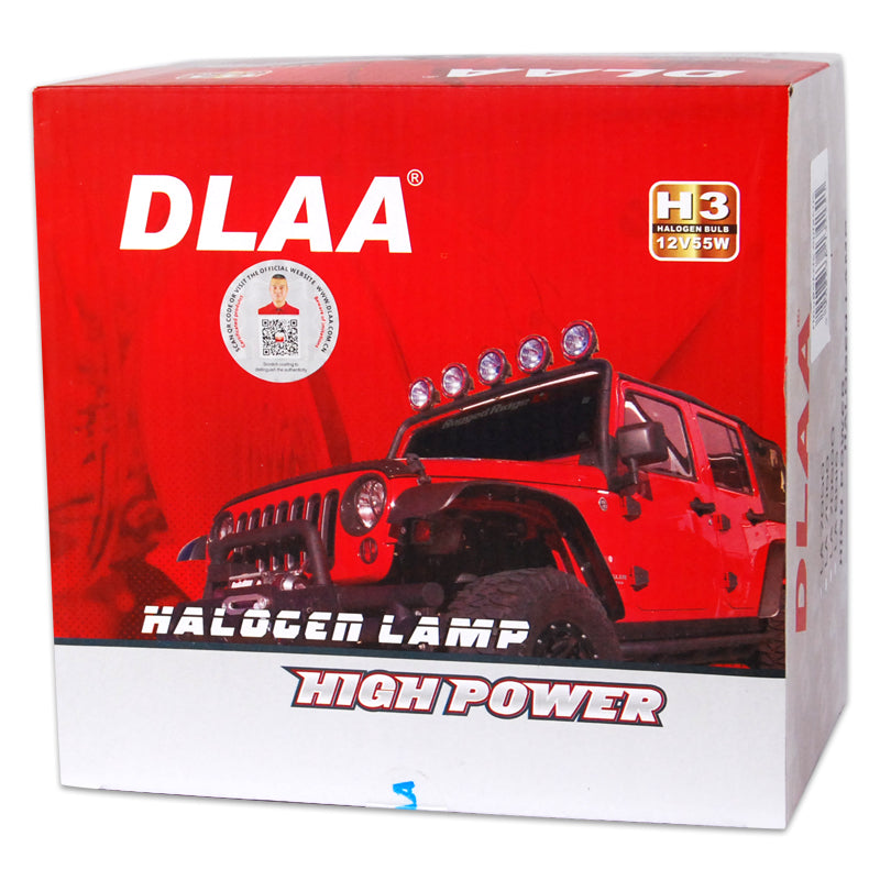Faros antiniebla rectangulares H3 12V 55W con protección, 2 unidades