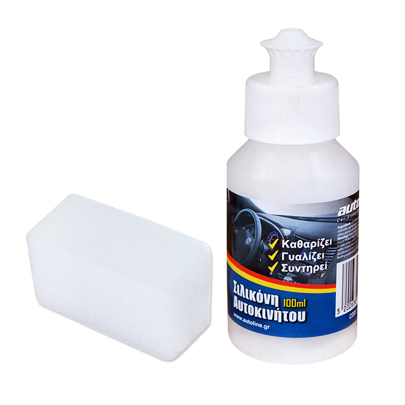 Silicona para salpicadero 100 ml con esponja