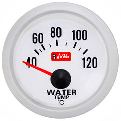 Medidor de temperatura del agua blanco de 2" con sensor