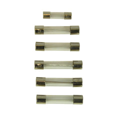 Fusibles de vidrio Carpoint surtidos 8-30 A, 6 unidades. 