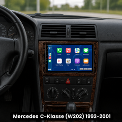 Mercedes C-Klasse (W202) 1992-2001 - Radio de 9" con Apple CarPlay y Android Auto 