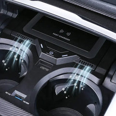 BMW 4-Serie/i4 2022-2024 Trådløs Mobiloplader med 15W hurtigopladning og NFC Kortnøgle
