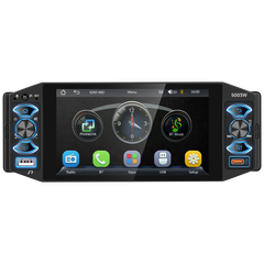1 DIN pantalla táctil de 5" con Apple CarPlay y Android Auto inalámbricos 