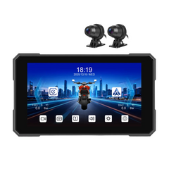 5” motorcykel skærm med CarPlay, Android Auto, AirPlay, DVR og TPMS