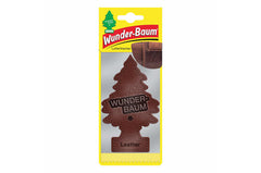 Ambientador para coche con aroma a cuero de Wunder Baum