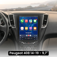 Peugeot 408 14-19 - Radio 9,7" con Apple CarPlay y Android Auto