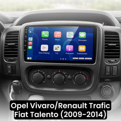 Opel Vivaro/Renault Traffic/Fiat Talento 14-21 - Radio 9" con Apple CarPlay y Android Auto