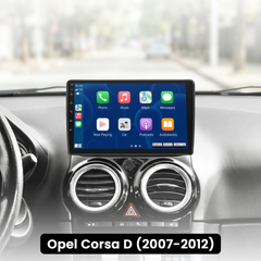 Opel Corsa 07-12 - Radio 9" con Apple CarPlay y Android Auto