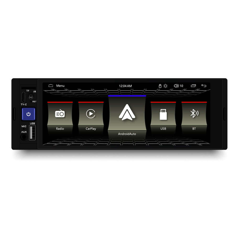 Universal - radio 1-DIN de 6,86" con Apple CarPlay y Android Auto