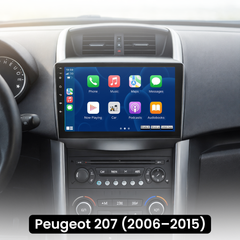 Peugeot 207 06-15 - Radio 9" con Apple CarPlay y Android Auto