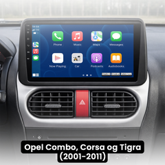 Opel Combo/Corsa/Tigra 01-11 - Radio 9" con Apple CarPlay y Android Auto