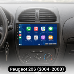 Peugeot 206 04-08 - Radio 9" con Apple CarPlay y Android Auto