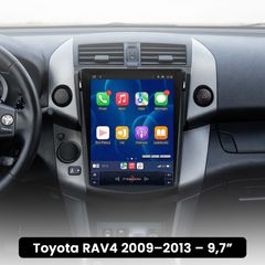 Toyota RAV4 09–13 – Radio de 9,7” con Apple CarPlay y Android Auto