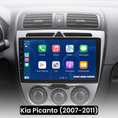 Kia Picanto 07-11 - Radio 9" con Apple CarPlay y Android Auto
