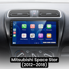 Mitsubishi Space Star 12-18 - Radio 9" con Apple CarPlay y Android Auto
