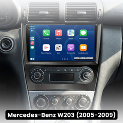 Mercedes-Benz W203 - Radio 9" con Apple CarPlay y Android Auto