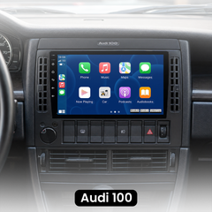 Audi 100 - Radio de 9" con Apple CarPlay y Android Auto