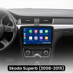 Skoda Superb 08-15 - Radio 10.1" con Apple CarPlay y Android Auto