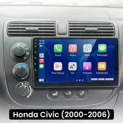 Honda Civic 00-06 - Radio 9" con Apple CarPlay y Android Auto