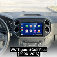 VW Tiguan/Golf Plus 06-16 - Radio 9" con Apple CarPlay y Android Auto