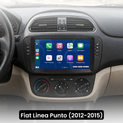Fiat Linea Punto 12-15 - Radio 9" con Apple CarPlay y Android Auto