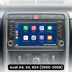 Audi A4 00-08 - Radio 7" con Apple CarPlay y Android Auto (diseño 1)