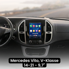 Mercedes Vito 14-21 - Radio 9,7" con Apple CarPlay y Android Auto