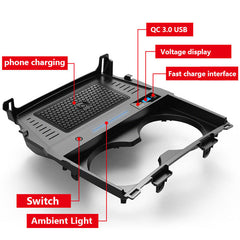 <h2>Cargador inalámbrico para Mazda 3 2019-2021 con carga rápida de 15W</h2> 