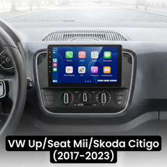 VW Up/Seat Mii/Skoda Citigo 17-23 - Radio 9" con Apple CarPlay y Android Auto