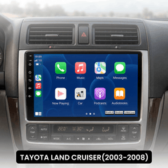Toyota Land Cruiser 2003-2008 - 9" Radio m. Apple CarPlay og Android Auto
