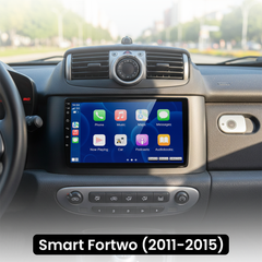 Smart Fortwo 11-15 - Radio 9" con Apple CarPlay y Android Auto