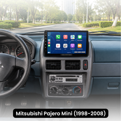 Mitsubishi Pajero Mini 1998-2008 - Radio de 9" con Apple CarPlay y Android Auto 