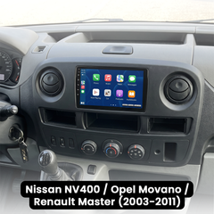 Nissan NV400/Opel Movano/Renault Master 03-11 - 10.1 "con Apple CarPlay y Android Auto