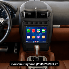 Porsche Cayenne 2006-2009 - radio 9,7" con Apple CarPlay y Android Auto 