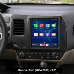 Honda Civic 2004-2009 - radio 9,7" con Apple CarPlay y Android Auto 