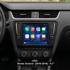 Skoda Octavia 2016-2018 - Radio 9,7" con Apple CarPlay y Android Auto 