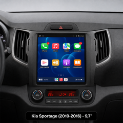 Kia Sportage 2010-2016 - Radio 9,7" con Apple CarPlay y Android Auto 
