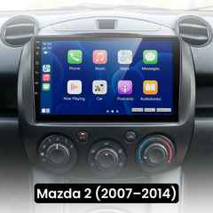 Mazda 2 07-14- Radio 9" con Apple CarPlay y Android Auto