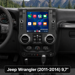 Jeep Wrangler 2011-2014 - Radio 9,7" con Apple CarPlay y Android Auto 
