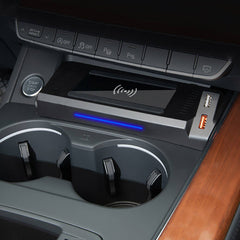 Audi A4/A5 2016-2024 Cargador inalámbrico para móvil con carga rápida de 15W 
