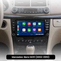 Mercedes-Benz W211 - Radio 8" con Apple CarPlay y Android Auto